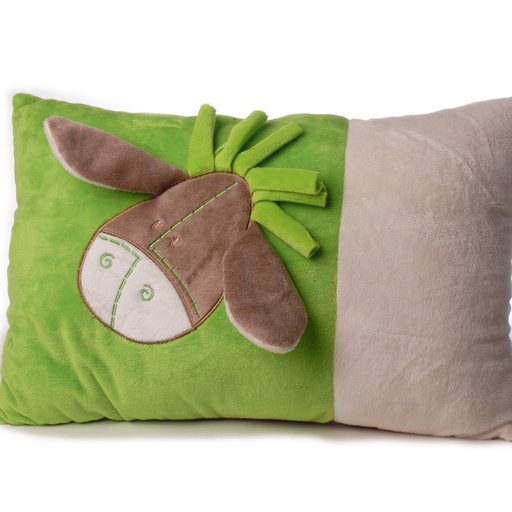 [7796] Coussin Rectangulaire Bébé Ane