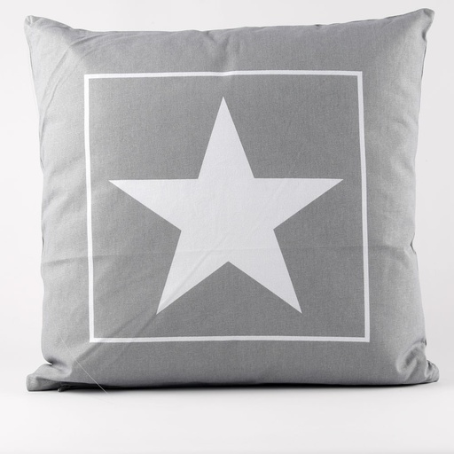 [34133] Coussin ETOILE Gris.
