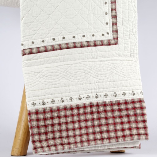 [9222201] Housse de Coussin BOUTIS Sylvie Thiriez AUBEPINE