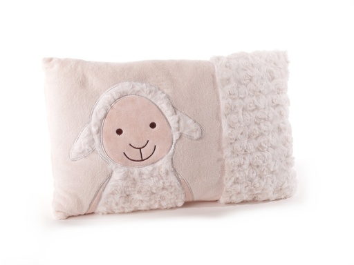 [7800] Coussin Mouton bébé ultra doux 40 x 25 cm
