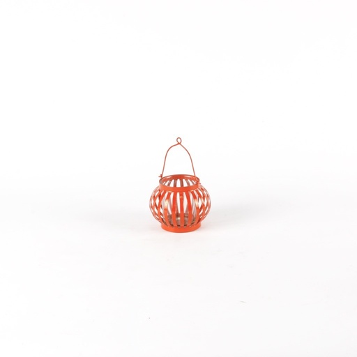 [BE8495200-3] Mini Lanterne Terrasse Orange Foncé