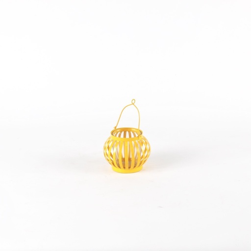[BE8495200-2] Mini Lanterne Terrasse Jaune 13 cm