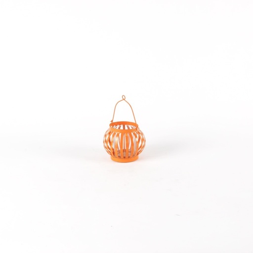 [BE8495200-1] Mini Lanterne Terrasse Orange Clair