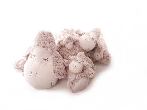 [6358] Peluche Mouton Crème Ultra Doux 30 cm