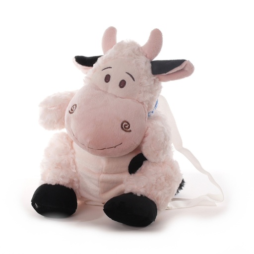 [7225] Sac à Dos Enfant Peluche VACHE