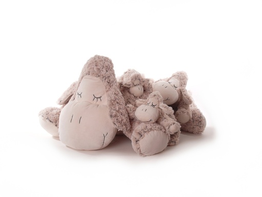 [6357] Peluche Mouton Crème Ultra Doux 18 cm