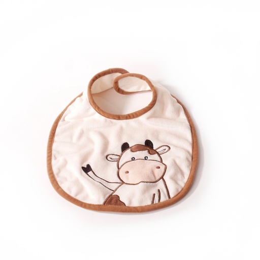 [7943] Bavoir bébé Vache