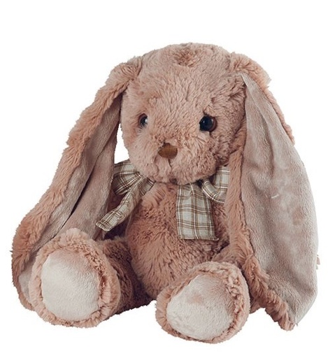 [QJ469BRUN] Peluche LAPIN Brun MAYLIS Louise Mansen 40 cm