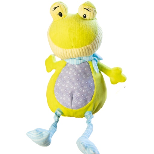 [71716VIOLET] Peluche GRENOUILLE ventre Violet Ht 33cm