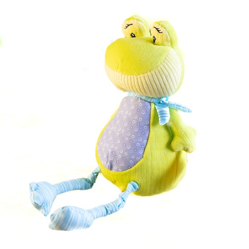 [71723VIOLET] Peluche GRENOUILLE ventre Violet Ht 40cm