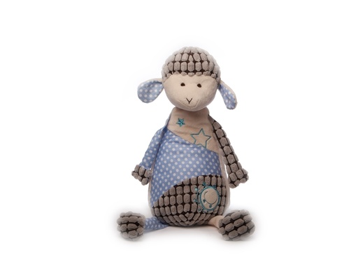 [7985] Peluche doudou Mouton assis 25cm