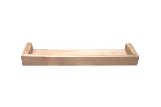 [LS140] Bandeau Spot Teck Massif Salle de bain 140 cm