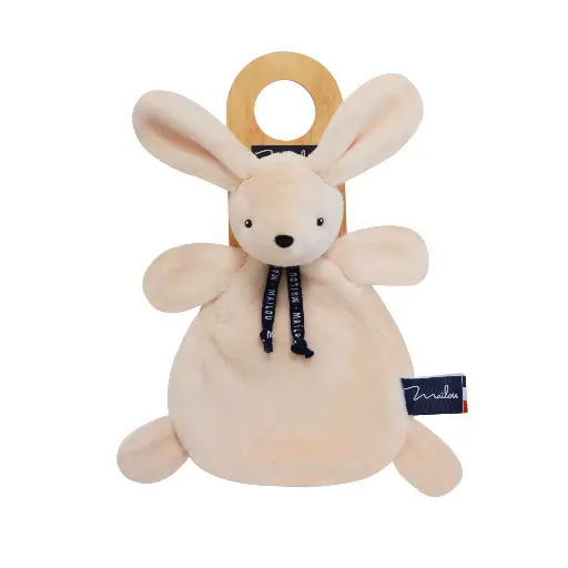 [MA0246] Doudou Lapin Ivoire Dorlotin MAILOU 24 cm