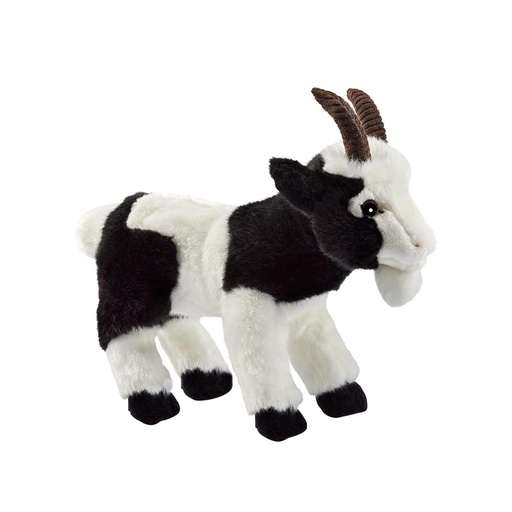 [1704] Peluche Chèvre Noire et Blanche ANIMA 26 cm