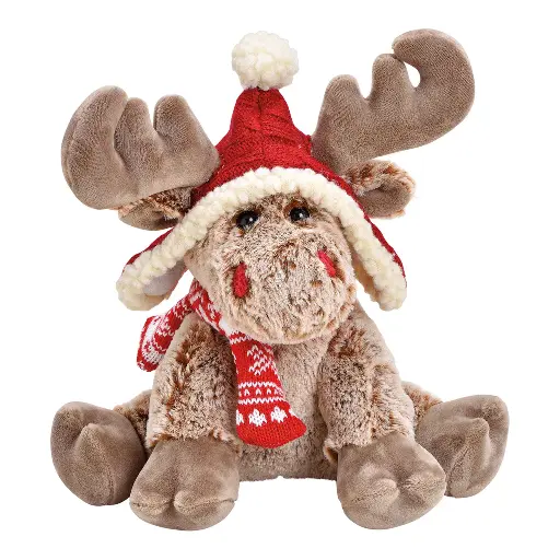 [10025315] Peluche ELAN avec son Bonnet Rouge 25 cm