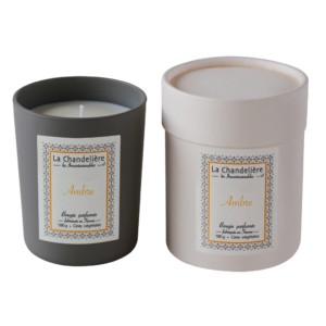 [460-019] Bougie Gourmande AMBRE - LA CHANDELIERE 180gr