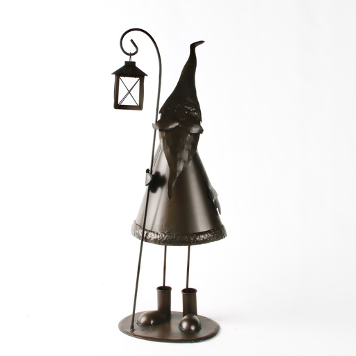 [JA28360] Lanterne Père Noël en Métal 61 cm 