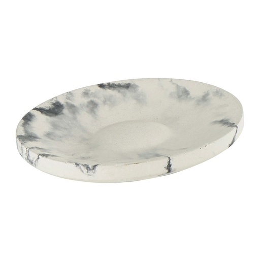 [GT016] Porte-savon ovale effet marbré 