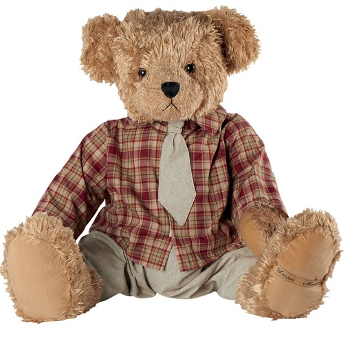 [QJ465] Peluche Ours Brun NAIL Louise Mansen 80 cm