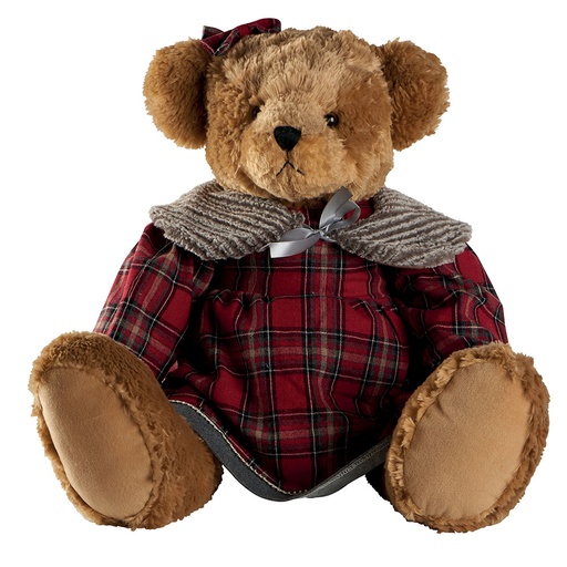 [QJ578] Peluche Ours Brun AUXANE Louise Mansen 80 cm