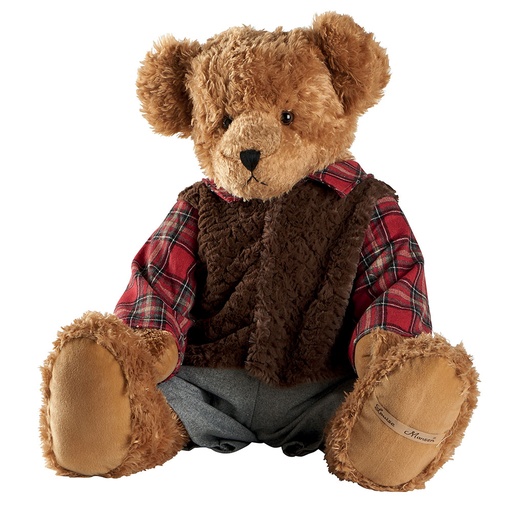 [QJ579] Peluche Ours Brun DOAN Louise Mansen 80 cm