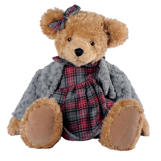 [QJ604] Peluche Ours Brun KLOTHILDE Louise Mansen 80 cm
