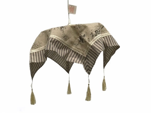 [AG072] Suspension abat-jour imprimé façon TOILE DE JOUY