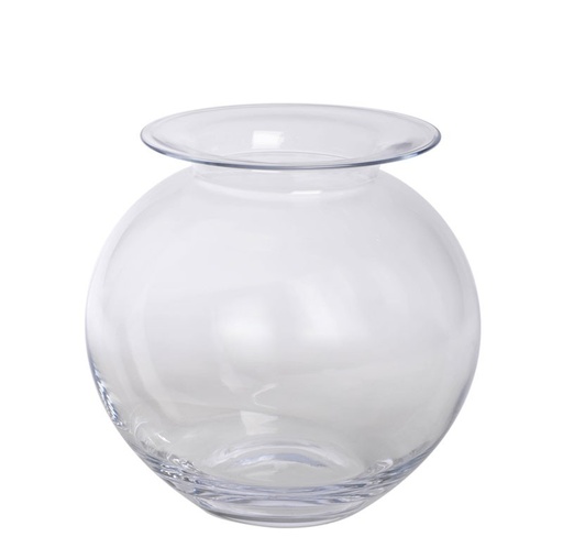 [29139] Vase rond transparent DECO HOME en verre 