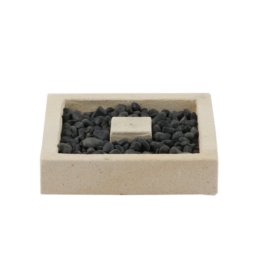 [IH02] Photophore ENCENS Carré Pierre Naturelle Aromathérapie 