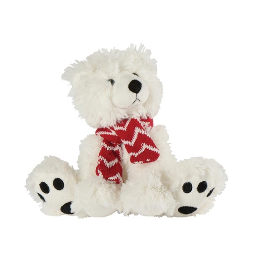 [WW164] Peluche Ours Blanc ELLAN Louise Mansen 20 cm 