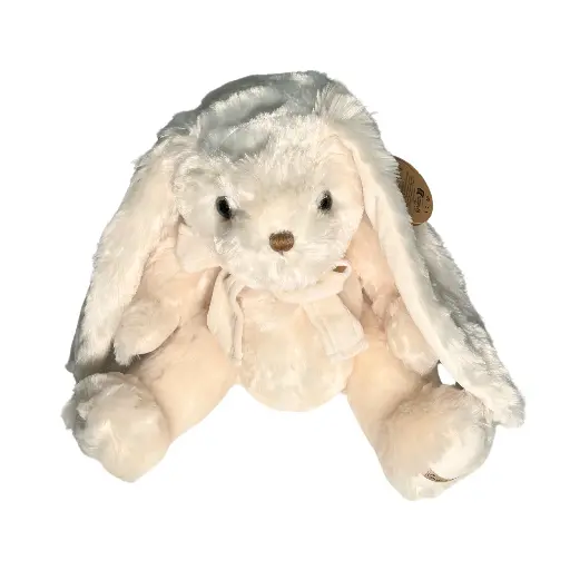 [QJ320] Peluche Lapin Blanc DEAN 42 cm