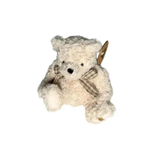 [QJ468] Peluche Ours Tim écru 22 cm