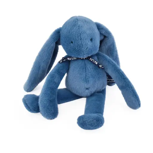 Peluche Lapin Méloé Bleu MAILOU 37 cm