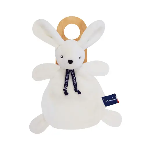 [MA050] Doudou Lapin Blanc Dorlotin MAILOU 24 cm